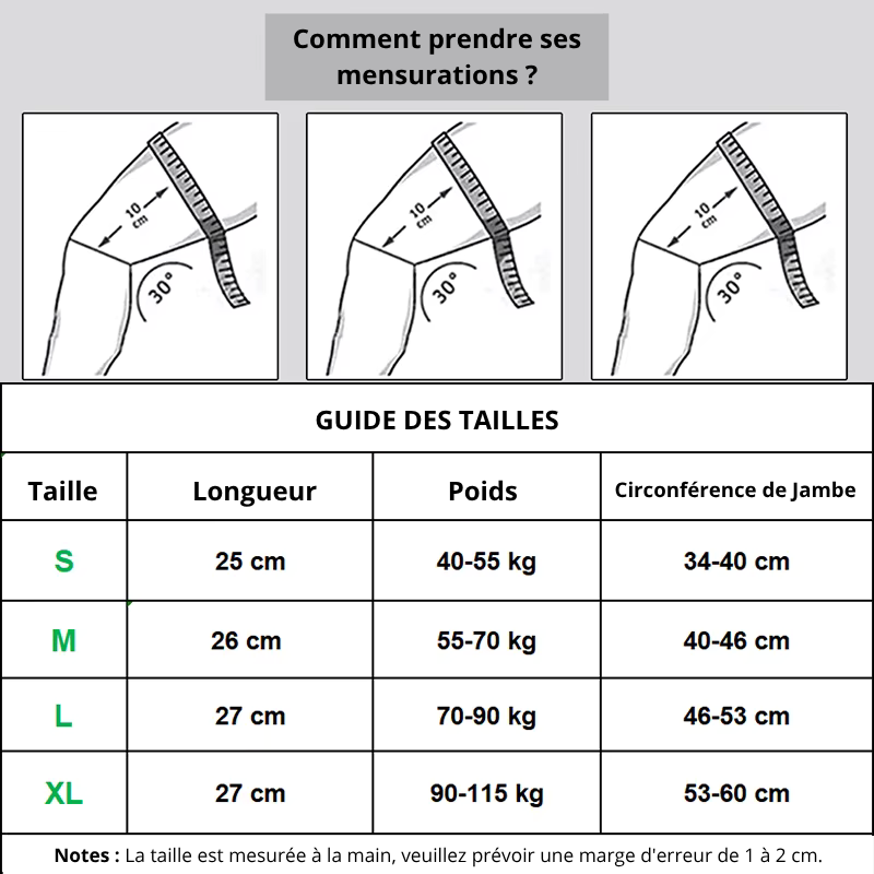 BambooFlex™ - Genouillère de Compression en Bambou