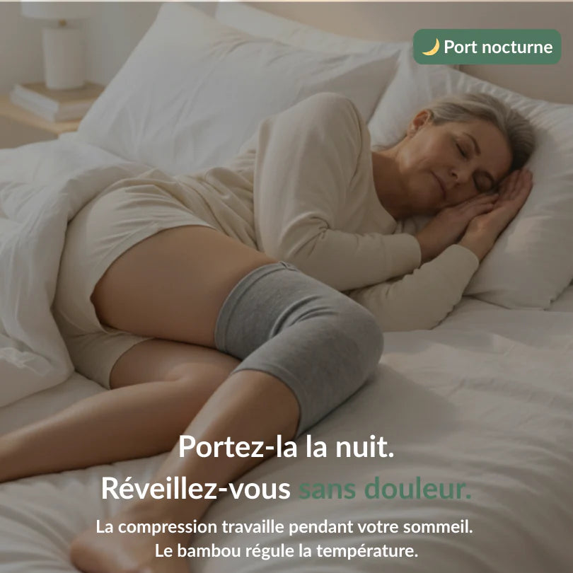 BambooFlex™ - Genouillère de Compression en Bambou