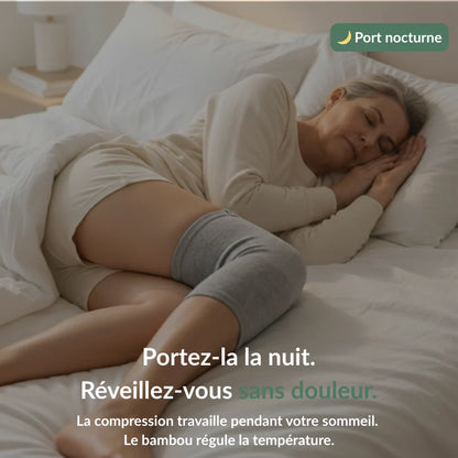 BambooFlex™ - Genouillère de Compression en Bambou