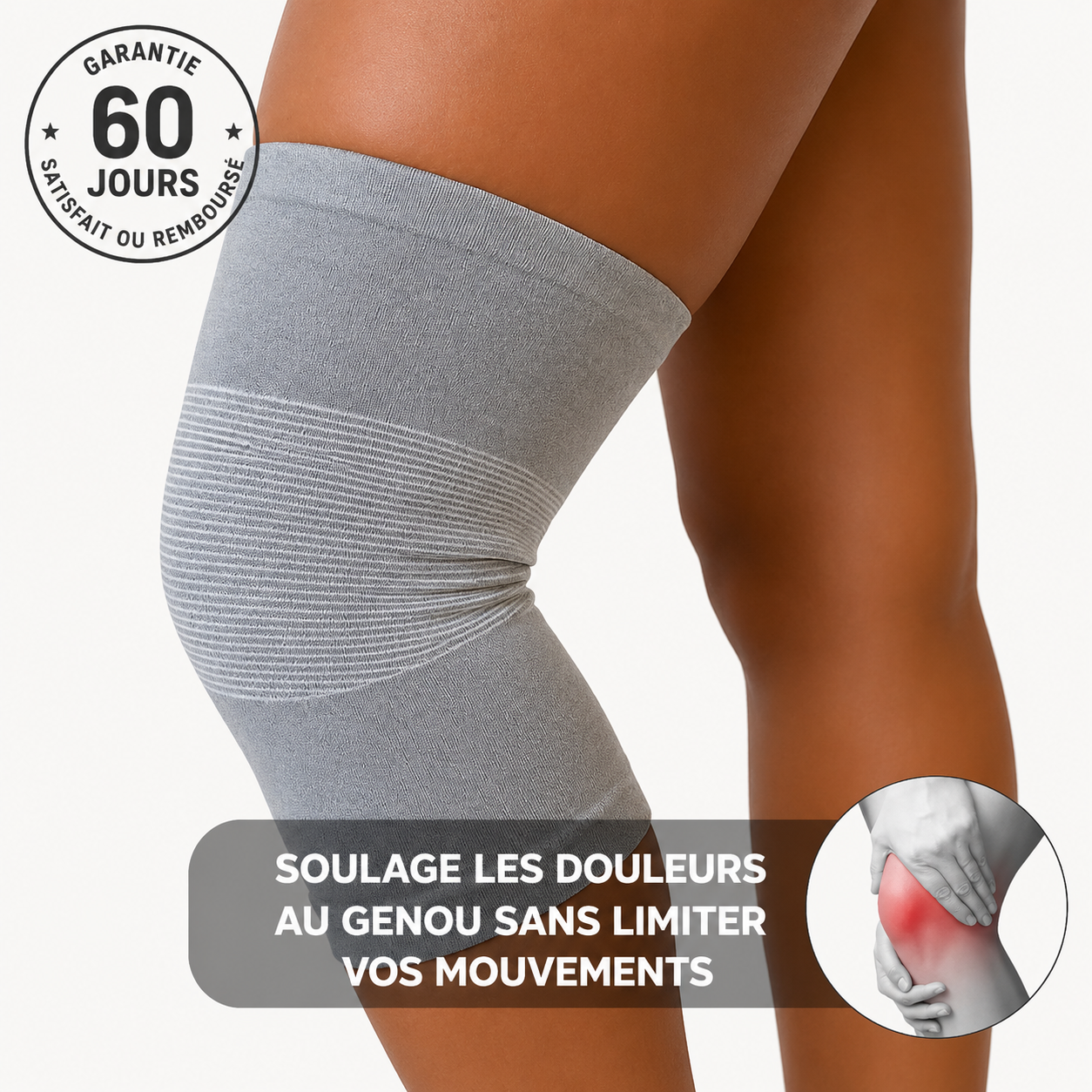 BambooFlex™ - Genouillère de Compression en Bambou