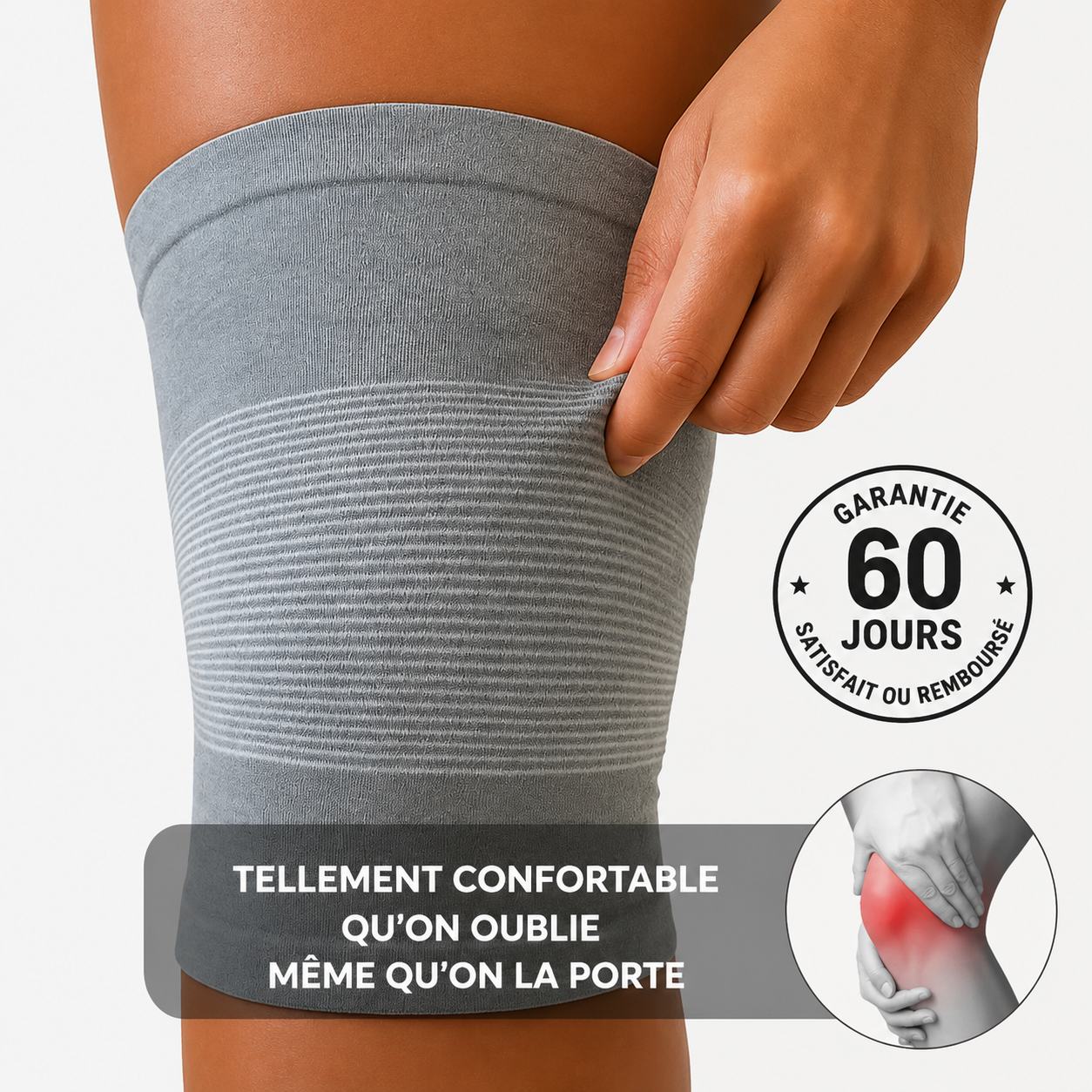 BambooFlex™ - Genouillère de Compression en Bambou